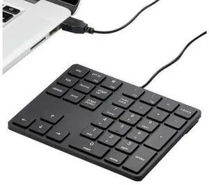 Levieny 34 Keys Wired USB Numeric Keypad, Magicforce Portable 10 Key Number Pad with Full Accounting Layout, Plug and Play External Digital Keypad for Laptop, Notebook, Surface Pro, Desktop PC, Black Levieny 34 Keys Wired USB Numeric Keypad, Magicforce Portable 10 Key Number Pad with Full Accounting Layout, Plug and Play External Digital Keypad for Laptop, Notebook, Surface Pro, Desktop PC, Black