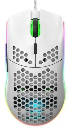 Lightweight Hollow Shell Wired Gaming Mouse with RGB Backlit Lighting, High Precision Illuminated Computer Gaming Mice, Ergonomic USB Wired Game Mouse Compatible with Laptops, Desktops for PC Gaming & Lightweight Hollow Shell Wired Gaming Mouse with RGB Backlit Lighting, High Precision Illuminated Computer Gaming Mice, Ergonomic USB Wired Game Mouse Compatible with Laptops, Desktops for PC Gaming &
