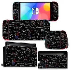 Full Vinyl Skin Decal Protective Wrap for Nintendo Switch NS Console, Joy-Con Controllers & Charging Dock, Decorative Film Pattern 1246 Full Vinyl Skin Decal Protective Wrap for Nintendo Switch NS Console, Joy-Con Controllers & Charging Dock, Decorative Film Pattern 1246