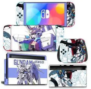 Anime Themed Full Vinyl Skin Decal Protective Film for Nintendo Switch NS Console, Joy-Con Controllers & Charging Dock, Decor Wrap Pattern 1409 Anime Themed Full Vinyl Skin Decal Protective Film for Nintendo Switch NS Console, Joy-Con Controllers & Charging Dock, Decor Wrap Pattern 1409