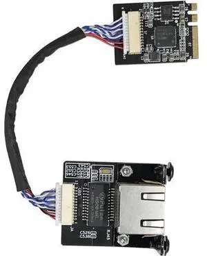 M.2 A+E Key 2.5G Gigabit Ethernet Network Card with Intel i226-V Chip, 2500Mbps Multi-Gigabit RJ45 LAN Server NIC, 15CM Cable M.2 2230 Ethernet Module Support 10/100/1000/2500Mbps M.2 A+E Key 2.5G Gigabit Ethernet Network Card with Intel i226-V Chip, 2500Mbps Multi-Gigabit RJ45 LAN Server NIC, 15CM Cable M.2 2230 Ethernet Module Support 10/100/1000/2500Mbps