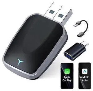 3-in-1 Wireless CarPlay & Android Auto Adapter, Convert Wired to Wireless CarPlay Dongle Mini Type-C Plug and Play for iPhone Android Phones, Low Latency Stable Connection 3-in-1 Wireless CarPlay & Android Auto Adapter, Convert Wired to Wireless CarPlay Dongle Mini Type-C Plug and Play for iPhone Android Phones, Low Latency Stable Connection