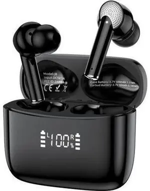 Wireless Bluetooth 5.3 In-Ear Headphones with LED Digital Power Display, IPX7 Waterproof Touch Control Earbuds, HiFi Stereo Sound Bluetooth Earphones for Sports Workout Daily Use Wireless Bluetooth 5.3 In-Ear Headphones with LED Digital Power Display, IPX7 Waterproof Touch Control Earbuds, HiFi Stereo Sound Bluetooth Earphones for Sports Workout Daily Use