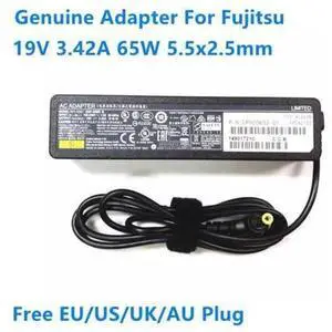 65W 19V 3.42A Laptop AC Power Adapter Charger, Replacement for ADP-65MD B A13-065N2A PXW1934N, Compatible with Fujitsu Lifebook E753 U772 C44, 5.5*2.5mm DC Plug 65W 19V 3.42A Laptop AC Power Adapter Charger, Replacement for ADP-65MD B A13-065N2A PXW1934N, Compatible with Fujitsu Lifebook E753 U772 C44, 5.5*2.5mm DC Plug