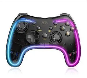 Wireless Switch Pro Controller Compatible with Nintendo Switch/Switch Lite/Switch OLED, Multi-Platform Game Controller Support App, Turbo, Wake-Up Function & RGB Light, Black Wireless Switch Pro Controller Compatible with Nintendo Switch/Switch Lite/Switch OLED, Multi-Platform Game Controller Support App, Turbo, Wake-Up Function & RGB Light, Black