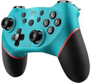 Wireless Pro Controller for Nintendo Switch/Switch Lite/Switch OLED, Remote Gamepad with Joystick, Adjustable Turbo & Vibration, Ergonomic Non-Slip Design (Blue) Wireless Pro Controller for Nintendo Switch/Switch Lite/Switch OLED, Remote Gamepad with Joystick, Adjustable Turbo & Vibration, Ergonomic Non-Slip Design (Blue)