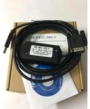 1PCS USB-XW2Z-200S-V PLC Programming Cable, USB to Serial Communication Download Cable Compatible with Omron PLC 1PCS USB-XW2Z-200S-V PLC Programming Cable, USB to Serial Communication Download Cable Compatible with Omron PLC