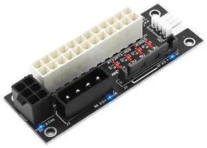 Dual PSU Power Synchronization Board, ATX 24Pin to Molex 4Pin / SATA / 6Pin Power Supply Sync Extender Cable, ADD2PSU for Graphics Card & Mining Rig Dual PSU Power Synchronization Board, ATX 24Pin to Molex 4Pin / SATA / 6Pin Power Supply Sync Extender Cable, ADD2PSU for Graphics Card & Mining Rig