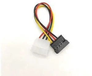 4 Pin Molex Female to 15pin SATA Female Power Cable, IDE 4Pin to SATA 15Pin Power Conversion Adapter Cable for SATA HDD SSD Optical Drives, 5 Pack 4 Pin Molex Female to 15pin SATA Female Power Cable, IDE 4Pin to SATA 15Pin Power Conversion Adapter Cable for SATA HDD SSD Optical Drives, 5 Pack
