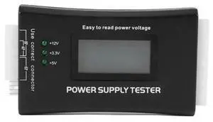 Ruth's sister 20+4 Pin LCD Power Supply Tester, Compatible with ATX ITX BTX PC Power Supply, Supports PCI-E SATA HDD Interfaces for Computer PSU Voltage Testing Ruth's sister 20+4 Pin LCD Power Supply Tester, Compatible with ATX ITX BTX PC Power Supply, Supports PCI-E SATA HDD Interfaces for Computer PSU Voltage Testing