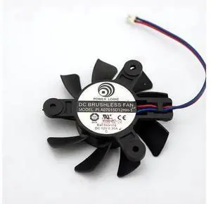 PLA07015D12HH-1 NF24066C1HR-R Graphics Card Cooling Fan, DC 12V 0.30A 4-Wire PWM Frameless Fan Replacement for A-POWER ATI Radeon HD3850 GPU, Compatible with HIS HD3850 HD4850 HD4870 Series Video Card PLA07015D12HH-1 NF24066C1HR-R Graphics Card Cooling Fan, DC 12V 0.30A 4-Wire PWM Frameless Fan Replacement for A-POWER ATI Radeon HD3850 GPU, Compatible with HIS HD3850 HD4850 HD4870 Series Video Card
