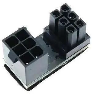 2Pcs/Lot 180 Degree Angled 6Pin 8Pin Male to Female GPU Power Adapter Connector Plug Socket, Right Angle Graphics Card Power Port Converter for PC Gaming Video Card Chassis Cable Management 2Pcs/Lot 180 Degree Angled 6Pin 8Pin Male to Female GPU Power Adapter Connector Plug Socket, Right Angle Graphics Card Power Port Converter for PC Gaming Video Card Chassis Cable Management