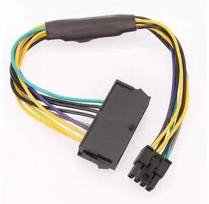 30cm 12 Inch 24 Pin to 8 Pin ATX PSU Power Adapter Cable, Compatible with DELL Optiplex 3020 7020 9020 Precision T1700 Desktop Power Supply Conversion Cable 30cm 12 Inch 24 Pin to 8 Pin ATX PSU Power Adapter Cable, Compatible with DELL Optiplex 3020 7020 9020 Precision T1700 Desktop Power Supply Conversion Cable