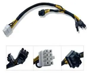 N08NH 0N08NH 9H6FV 09H6FV GPU Split Power Adapter Cable, Compatible with Dell PowerEdge R720 R730 R720XD R730XD Precision T7910 Server Riser Graphics Card Power Conversion Cord N08NH 0N08NH 9H6FV 09H6FV GPU Split Power Adapter Cable, Compatible with Dell PowerEdge R720 R730 R720XD R730XD Precision T7910 Server Riser Graphics Card Power Conversion Cord