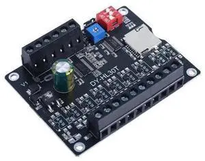 DY-L30T 30W MP3 Voice Playback Module, 9 Trigger Music Player Amplifier Board, Support TF Card Max 32G, WAV MP3 Format, DC 12V 24V Powered, with A-AB01 Control Terminal DY-L30T 30W MP3 Voice Playback Module, 9 Trigger Music Player Amplifier Board, Support TF Card Max 32G, WAV MP3 Format, DC 12V 24V Powered, with A-AB01 Control Terminal