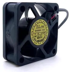 D50BH-12C 5020 Cooling Fan, DC12V Double Ball Bearing High Speed 50x50x20mm Square Axial Fan, 5cm Computer Case Power Supply Replacement Cooling Fan D50BH-12C 5020 Cooling Fan, DC12V Double Ball Bearing High Speed 50x50x20mm Square Axial Fan, 5cm Computer Case Power Supply Replacement Cooling Fan