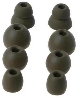 4 Pairs Soft Silicone Earbuds Ear Tips, Replacement In-Ear Earphone Ear Covers, Comfort Noise Isolation Earplug Sleeves Compatible with Power Earbuds (Green) 4 Pairs Soft Silicone Earbuds Ear Tips, Replacement In-Ear Earphone Ear Covers, Comfort Noise Isolation Earplug Sleeves Compatible with Power Earbuds (Green)