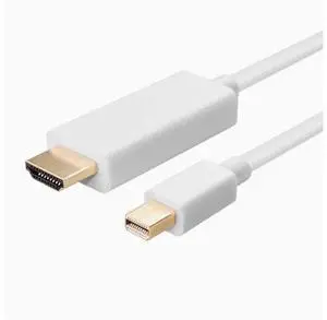 Mini DP to HDMI Adapter, 4K HD Video Converter, Mini DisplayPort to HDMI Connector for Laptop PC Connecting Monitor, Television, Projector Mini DP to HDMI Adapter, 4K HD Video Converter, Mini DisplayPort to HDMI Connector for Laptop PC Connecting Monitor, Television, Projector
