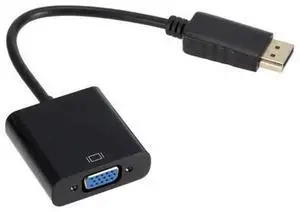 DisplayPort DP to VGA Adapter, DP Male to VGA Female Video Signal Converter for PC Desktop Laptop, Video Display Connector, Packed with Slide Card Blister, 1 Piece DisplayPort DP to VGA Adapter, DP Male to VGA Female Video Signal Converter for PC Desktop Laptop, Video Display Connector, Packed with Slide Card Blister, 1 Piece