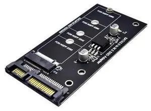NGFF M.2 to SATA Expansion Add On Card, M.2 SATA3 SSD Adapter Riser Card, B Key M2 to SATA Converter NGFF M.2 to SATA Expansion Add On Card, M.2 SATA3 SSD Adapter Riser Card, B Key M2 to SATA Converter