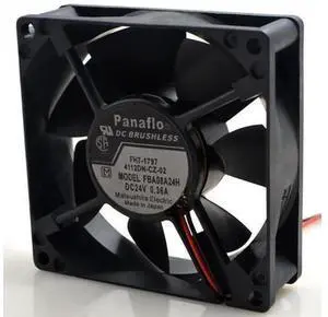 FOR Panasonic Panaflo 8CM FBA08A24H Cooling Fan, 8025 24V 0.36A Ultra-Quiet Chassis Fan, Industrial Cabinet Inverter Fan, Replacement Ventilation Fan for Equipment Chassis, Industrial Machine Cooling FOR Panasonic Panaflo 8CM FBA08A24H Cooling Fan, 8025 24V 0.36A Ultra-Quiet Chassis Fan, Industrial Cabinet Inverter Fan, Replacement Ventilation Fan for Equipment Chassis, Industrial Machine Cooling