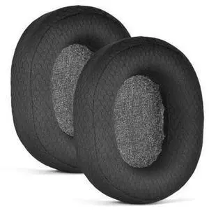 1 Pair Soft Durable Replacement Ear Pads Ear Cushions, 3D Football Net Surface Earcups Accessories Compatible with H3 Wired, MDR-G300 Headphones, Comfort Wear Headset Ear Cushion Repair Parts 1 Pair Soft Durable Replacement Ear Pads Ear Cushions, 3D Football Net Surface Earcups Accessories Compatible with H3 Wired, MDR-G300 Headphones, Comfort Wear Headset Ear Cushion Repair Parts