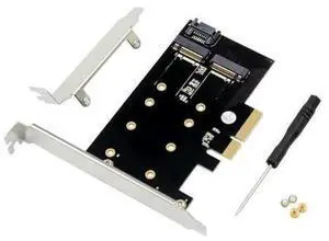 PCI-E X4 to M.2 NGFF SSD Adapter Card, Support B Key & M Key M.2 Solid State Drive, PCIe 3.0 X4 to M.2 B/M Key NGFF Expansion Card, Desktop PC M.2 SSD Converter Storage Expansion Board PCI-E X4 to M.2 NGFF SSD Adapter Card, Support B Key & M Key M.2 Solid State Drive, PCIe 3.0 X4 to M.2 B/M Key NGFF Expansion Card, Desktop PC M.2 SSD Converter Storage Expansion Board