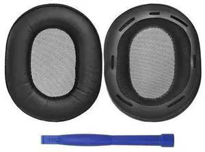 1 Pair Black Protein Leather Replacement Ear Pads, Soft Comfort Ear Cushions Compatible with MDR-1A Over-Ear Headphones, Durable Headset Earcups Repair Accessories, Replacement Ear Cushion Sleeves for 1 Pair Black Protein Leather Replacement Ear Pads, Soft Comfort Ear Cushions Compatible with MDR-1A Over-Ear Headphones, Durable Headset Earcups Repair Accessories, Replacement Ear Cushion Sleeves for