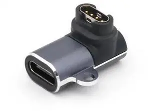 Type-C 3D Elbow Charging Adapter for Garmin Smart Watch, 8 Pin Converter Compatible with Garmin Fenix 7X 6 6S 6X Venu 2S 2, Type-C / Micro USB to Garmin Watch Charger Connector, Portable Elbow Shape Type-C 3D Elbow Charging Adapter for Garmin Smart Watch, 8 Pin Converter Compatible with Garmin Fenix 7X 6 6S 6X Venu 2S 2, Type-C / Micro USB to Garmin Watch Charger Connector, Portable Elbow Shape