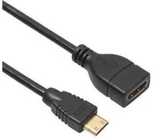 30cm Right Angle 90 Degree Mini HDMI-compatible Male to Female Extension Cable, 1080P HDTV M-F Converter Adapter Cord, Mini HDMI Extender Cable for Camera, Camcorder, Display Devices 30cm Right Angle 90 Degree Mini HDMI-compatible Male to Female Extension Cable, 1080P HDTV M-F Converter Adapter Cord, Mini HDMI Extender Cable for Camera, Camcorder, Display Devices