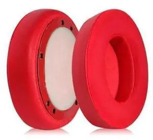 Cooling Silk Replacement Ear Pads Cushions, Memory Sponge Earmuff Covers Compatible with Studio 2 Studio 3 Over Ear Headphones, Comfort Headphone Accessories, Red Cooling Silk Replacement Ear Pads Cushions, Memory Sponge Earmuff Covers Compatible with Studio 2 Studio 3 Over Ear Headphones, Comfort Headphone Accessories, Red