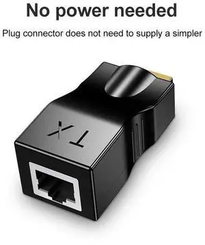 HDMI Extender Over Cat5e/Cat6 Cable, 1080P Up to 30m, Support 4K, Transmitter and Receiver Kit, Plug and Play for TV, Monitor, Projector HDMI Extender Over Cat5e/Cat6 Cable, 1080P Up to 30m, Support 4K, Transmitter and Receiver Kit, Plug and Play for TV, Monitor, Projector