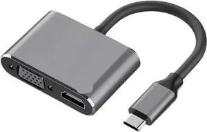 USB C to HDMI-Compatible Adapter, Type C to USB 3.0 Hub Multiport Converter for Desktop, Laptop USB C to HDMI-Compatible Adapter, Type C to USB 3.0 Hub Multiport Converter for Desktop, Laptop