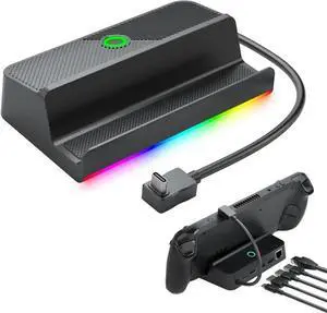 5-in-1 Steam Deck Dock with LED Indicator, Gigabit Ethernet, HDMI 2.0, Dual USB-A Ports, 100W Full Speed PD Charging Port, Portable Steam Deck Docking Station, Steam Deck Game Console Accessory 5-in-1 Steam Deck Dock with LED Indicator, Gigabit Ethernet, HDMI 2.0, Dual USB-A Ports, 100W Full Speed PD Charging Port, Portable Steam Deck Docking Station, Steam Deck Game Console Accessory