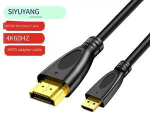 2m Micro HDMI to HDMI Cable, 4K High Definition Gold-Plated Cord, Connect Camera, Smartphone, Tablet, Raspberry Pi to TV and Monitor 2m Micro HDMI to HDMI Cable, 4K High Definition Gold-Plated Cord, Connect Camera, Smartphone, Tablet, Raspberry Pi to TV and Monitor