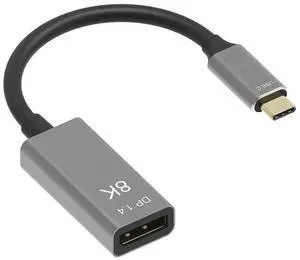 USB-C to DisplayPort Adapter DP 1.4, Supports 8K@60Hz, 4K@144Hz, Compatible with Laptop, MacBook, Smartphone to Monitor, TV & Projector USB-C to DisplayPort Adapter DP 1.4, Supports 8K@60Hz, 4K@144Hz, Compatible with Laptop, MacBook, Smartphone to Monitor, TV & Projector