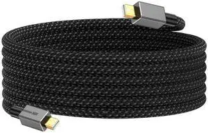 Mini DisplayPort to Mini DisplayPort Cable, Supports 16K@60Hz, 8K@120Hz, 4K@240Hz & HDR, Compatible with MacBook, Laptop, Monitor & Projector Mini DisplayPort to Mini DisplayPort Cable, Supports 16K@60Hz, 8K@120Hz, 4K@240Hz & HDR, Compatible with MacBook, Laptop, Monitor & Projector