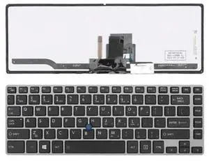 US English Backlit Laptop Keyboard Replacement Black for Toshiba Z40-A Z40-AK Z40-AB Z40 Notebook, Built-in Backlight Notebook Internal Keyboard Repair Replacement Part US English Backlit Laptop Keyboard Replacement Black for Toshiba Z40-A Z40-AK Z40-AB Z40 Notebook, Built-in Backlight Notebook Internal Keyboard Repair Replacement Part