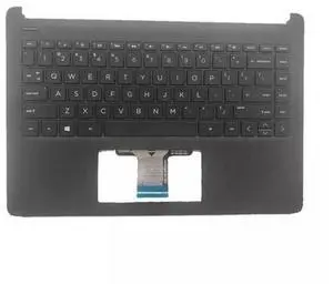 Laptop Upper Palmrest Assembly with Backlit US English Keyboard L61505-001, Compatible for HP 14-DQ 14S-DQ Series Notebook, Complete Top Case Replacement Repair Spare Part Laptop Upper Palmrest Assembly with Backlit US English Keyboard L61505-001, Compatible for HP 14-DQ 14S-DQ Series Notebook, Complete Top Case Replacement Repair Spare Part