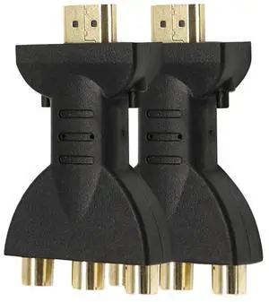 1.5m HDMI to 3RCA Composite AV Cable, Gold-Plated Connectors & Pure Copper Conductors, HDMI to RCA Video Audio Cord for Media Players Connecting to TV (NOTE: Source Device Must Support Built-in HDMI 1.5m HDMI to 3RCA Composite AV Cable, Gold-Plated Connectors & Pure Copper Conductors, HDMI to RCA Video Audio Cord for Media Players Connecting to TV (NOTE: Source Device Must Support Built-in HDMI