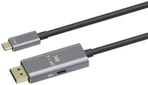 Fiber Optic USB-C to DisplayPort Cable with PD Charging, Supports 8K@60Hz Video, Gold-Plated Connectors, Type-C DP Video Charging Cord Compatible with Laptops, MacBook, Gaming Monitors and Projectors Fiber Optic USB-C to DisplayPort Cable with PD Charging, Supports 8K@60Hz Video, Gold-Plated Connectors, Type-C DP Video Charging Cord Compatible with Laptops, MacBook, Gaming Monitors and Projectors