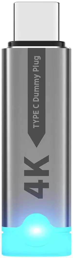 USB Type-C Virtual Display Adapter 4K@60Hz, EDID Emulator Headless Ghost Display Dongle, Plug & Play Virtual Monitor for Remote Desktop, GPU Mining, Game Hosting and Server Management USB Type-C Virtual Display Adapter 4K@60Hz, EDID Emulator Headless Ghost Display Dongle, Plug & Play Virtual Monitor for Remote Desktop, GPU Mining, Game Hosting and Server Management