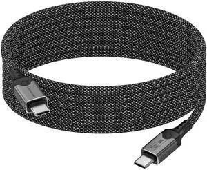 USB4 Type-C to Type-C Cable, 240W PD Charging, 40Gbps Data Transfer, 8K@60Hz Video Output, Thunderbolt 4 Compatible, for Laptop, Smartphone, Monitor and Docking Station USB4 Type-C to Type-C Cable, 240W PD Charging, 40Gbps Data Transfer, 8K@60Hz Video Output, Thunderbolt 4 Compatible, for Laptop, Smartphone, Monitor and Docking Station