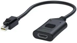 Mini DisplayPort to HDMI Active Adapter, 4K@60Hz Resolution, AMD Eyefinity Supported, Mini DP to HDMI Converter for Laptop, MacBook, Microsoft Surface Connecting to TV, Monitor Mini DisplayPort to HDMI Active Adapter, 4K@60Hz Resolution, AMD Eyefinity Supported, Mini DP to HDMI Converter for Laptop, MacBook, Microsoft Surface Connecting to TV, Monitor