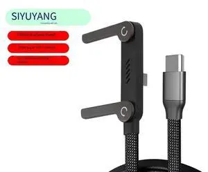 240W USB-C Fast Charging Cable with Built-in 360° Adjustable Phone Stand, Support Landscape & Portrait Mode, Charge While Gaming, Compatible with iPhone, Android Smartphones and Tablets 240W USB-C Fast Charging Cable with Built-in 360° Adjustable Phone Stand, Support Landscape & Portrait Mode, Charge While Gaming, Compatible with iPhone, Android Smartphones and Tablets
