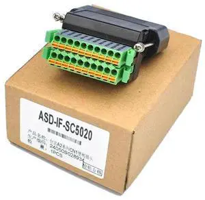 ASD-IF-SC5020 CN1 Convenient Breakout Plug for Delta ASDA-A2 A3 Servo Drive, Solder-Free Spring Terminal Connector, 50Pin CN1 I/O Signal Adapter for Industrial Automation Servo Control Wiring ASD-IF-SC5020 CN1 Convenient Breakout Plug for Delta ASDA-A2 A3 Servo Drive, Solder-Free Spring Terminal Connector, 50Pin CN1 I/O Signal Adapter for Industrial Automation Servo Control Wiring