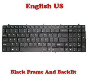 Backlit US Layout Replacement Laptop Keyboard Compatible with CLEVO W350ETQ W350SKQ W350SSQ W350STQ W355SDQ W355ST, English Backlight Notebook Keyboard Replacement Part Backlit US Layout Replacement Laptop Keyboard Compatible with CLEVO W350ETQ W350SKQ W350SSQ W350STQ W355SDQ W355ST, English Backlight Notebook Keyboard Replacement Part