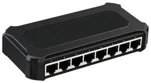 8-Port Gigabit Ethernet Switch, 10/100/1000Mbps Network Hub, Plastic Housing, Plug and Play, Fanless Quiet Design, Unmanaged LAN Switch for Home, Office and Surveillance Camera Networks 8-Port Gigabit Ethernet Switch, 10/100/1000Mbps Network Hub, Plastic Housing, Plug and Play, Fanless Quiet Design, Unmanaged LAN Switch for Home, Office and Surveillance Camera Networks