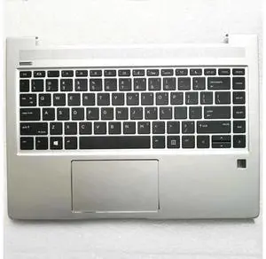 Backlit US Layout Replacement Laptop Keyboard With Frame For HP Probook 440 G6 445 G6 Notebook, Built-in Backlight Notebook Keyboard Assembly For Business Laptop Replacement Backlit US Layout Replacement Laptop Keyboard With Frame For HP Probook 440 G6 445 G6 Notebook, Built-in Backlight Notebook Keyboard Assembly For Business Laptop Replacement