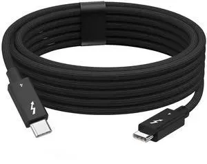 Thunderbolt 4 Cable 40Gbps Data Transfer, 240W PD Fast Charging, 8K@60Hz Video Output, Nylon Braided USB4 Cable, 12000 Bend Lifespan, Compatible with MacBook, Laptop, eGPU, Docking Station and Monitor Thunderbolt 4 Cable 40Gbps Data Transfer, 240W PD Fast Charging, 8K@60Hz Video Output, Nylon Braided USB4 Cable, 12000 Bend Lifespan, Compatible with MacBook, Laptop, eGPU, Docking Station and Monitor